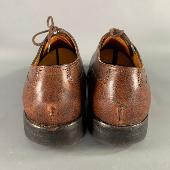 JOHN LOBB Size 9 Brown Leather Split Toe Lace Up Shoes main image 8